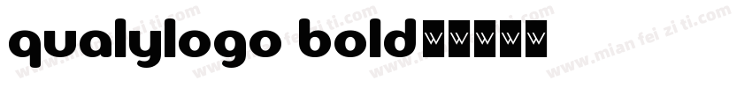 QualyLogo Bold字体转换